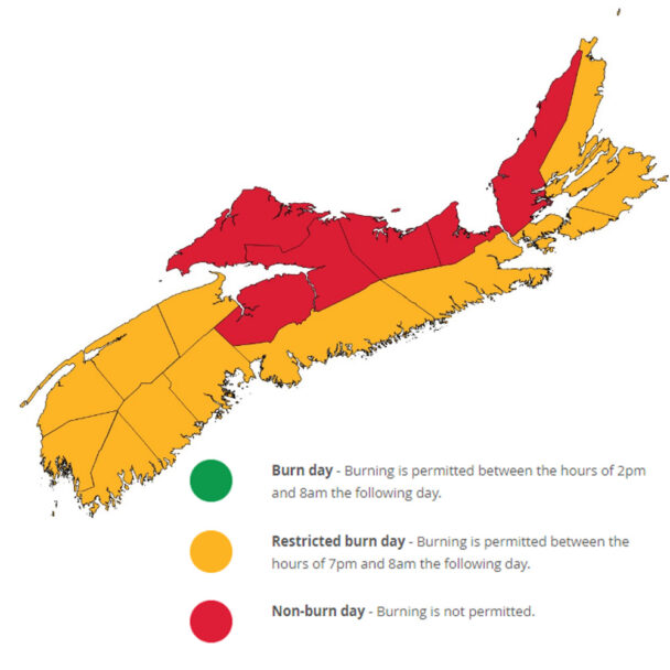 Burn Ban In Effect For Some Areas Of Nova Scotia (Wednesday June 17