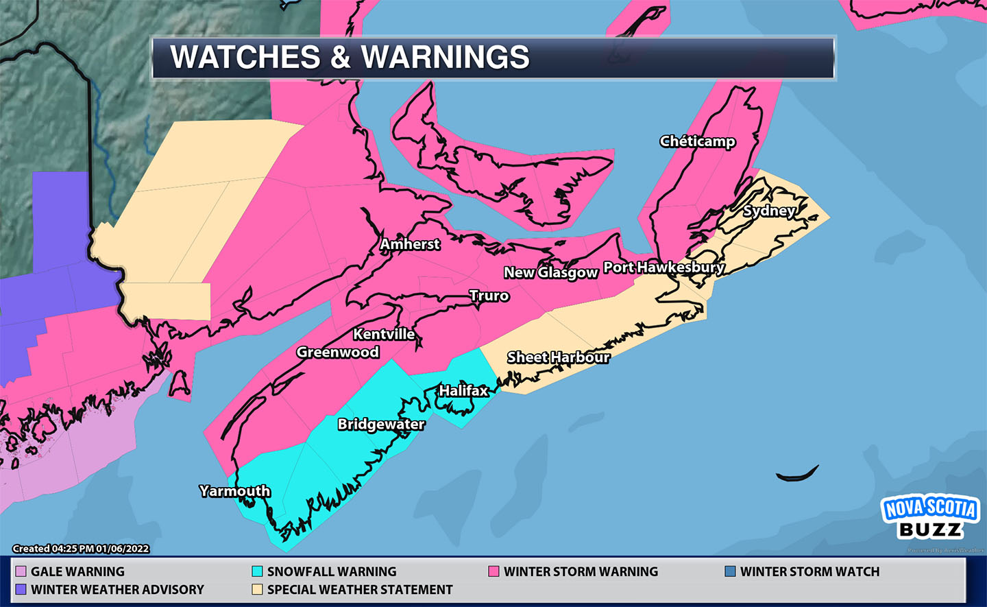 nova scotia travel warnings