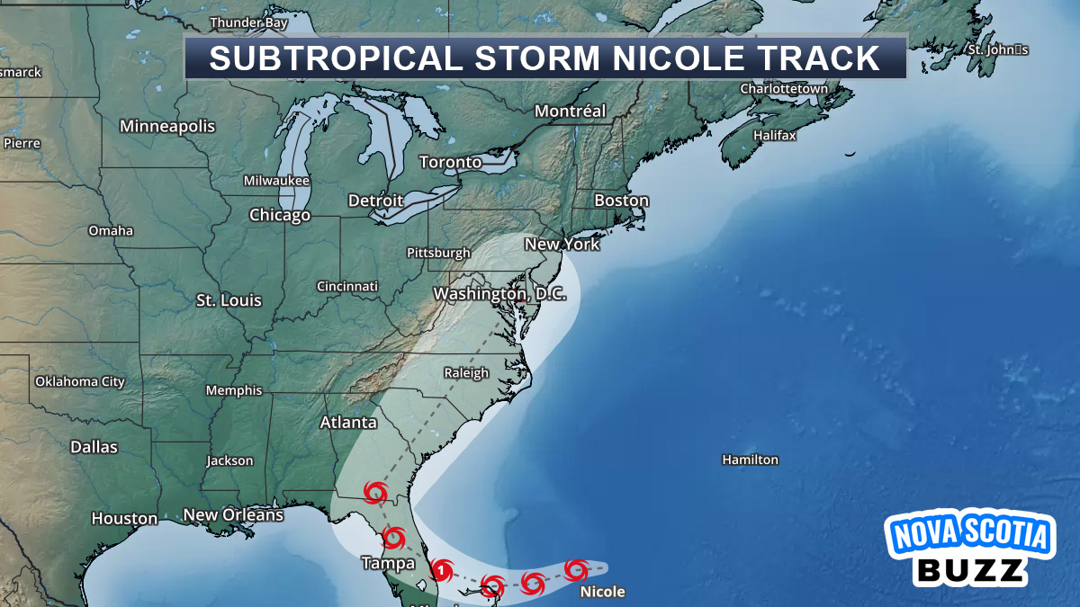 As Nicole strengthens while approaching Florida, how will its remnants  impact Boston?